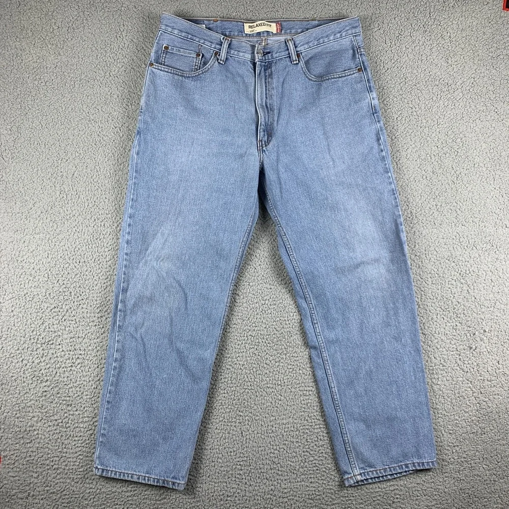 Vintage Levis Jeans Mens 38x30 (Fits 36x29) Blue‎ 550 Relaxed Fit Loose Tapered